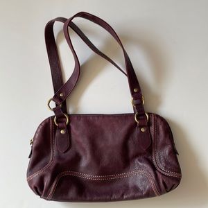 Stone Mountain Leather Baguette Bag